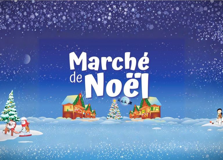 Marché de Noël sur l'esplanade